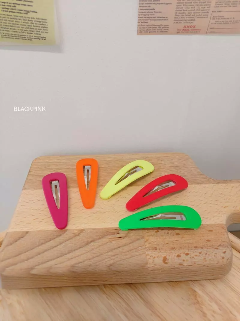 Black Pink - Korean Children Fashion - #magicofchildhood - Neon Hairpin