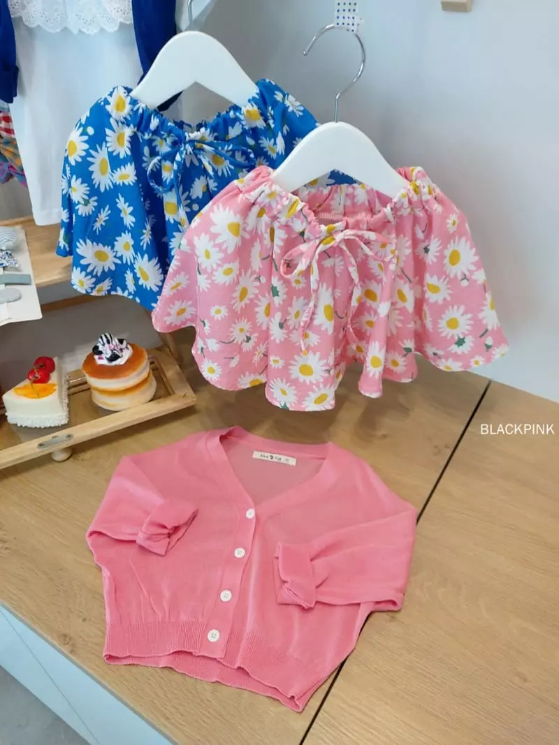 Black Pink - Korean Children Fashion - #prettylittlegirls - Rose Whole Skirt Pants - 5