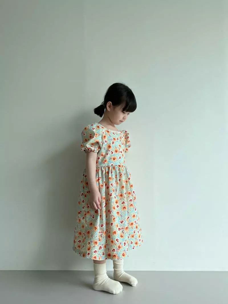 Bon Bon Butik - Korean Children Fashion - #Kfashion4kids - Fprin One-piece - 3