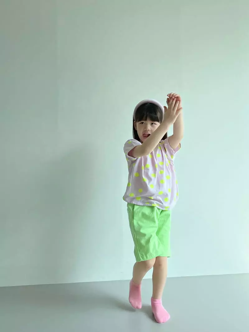 Bon Bon Butik - Korean Children Fashion - #kidsshorts - Dot Tee - 5