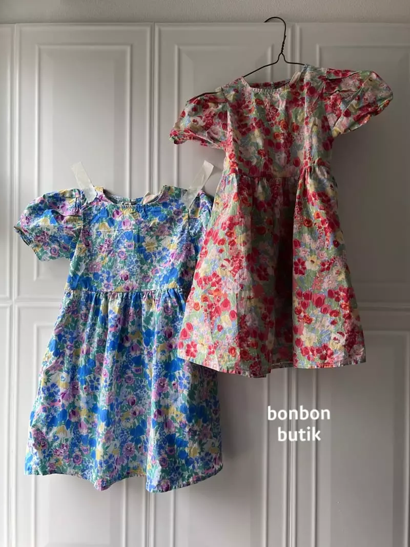 Bon Bon Butik - Korean Children Fashion - #kidsstore - Floral One-piece - 2