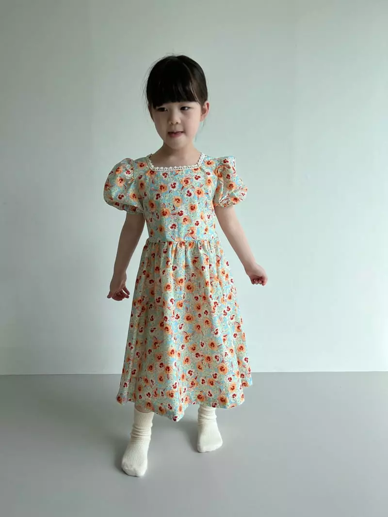 Bon Bon Butik - Korean Children Fashion - #Kfashion4kids - Fprin One-piece - 4