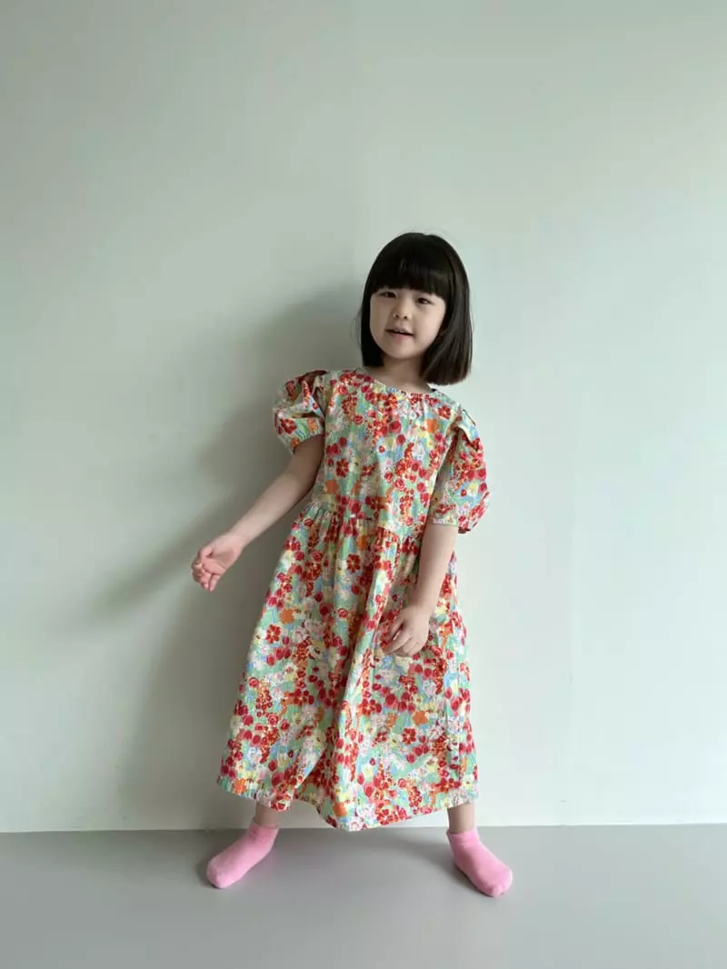 Bon Bon Butik - Korean Children Fashion - #magicofchildhood - Floral One-piece - 6