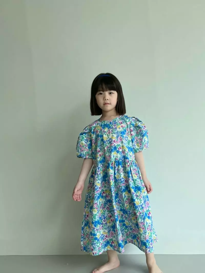 Bon Bon Butik - Korean Children Fashion - #stylishchildhood - Floral One-piece - 11