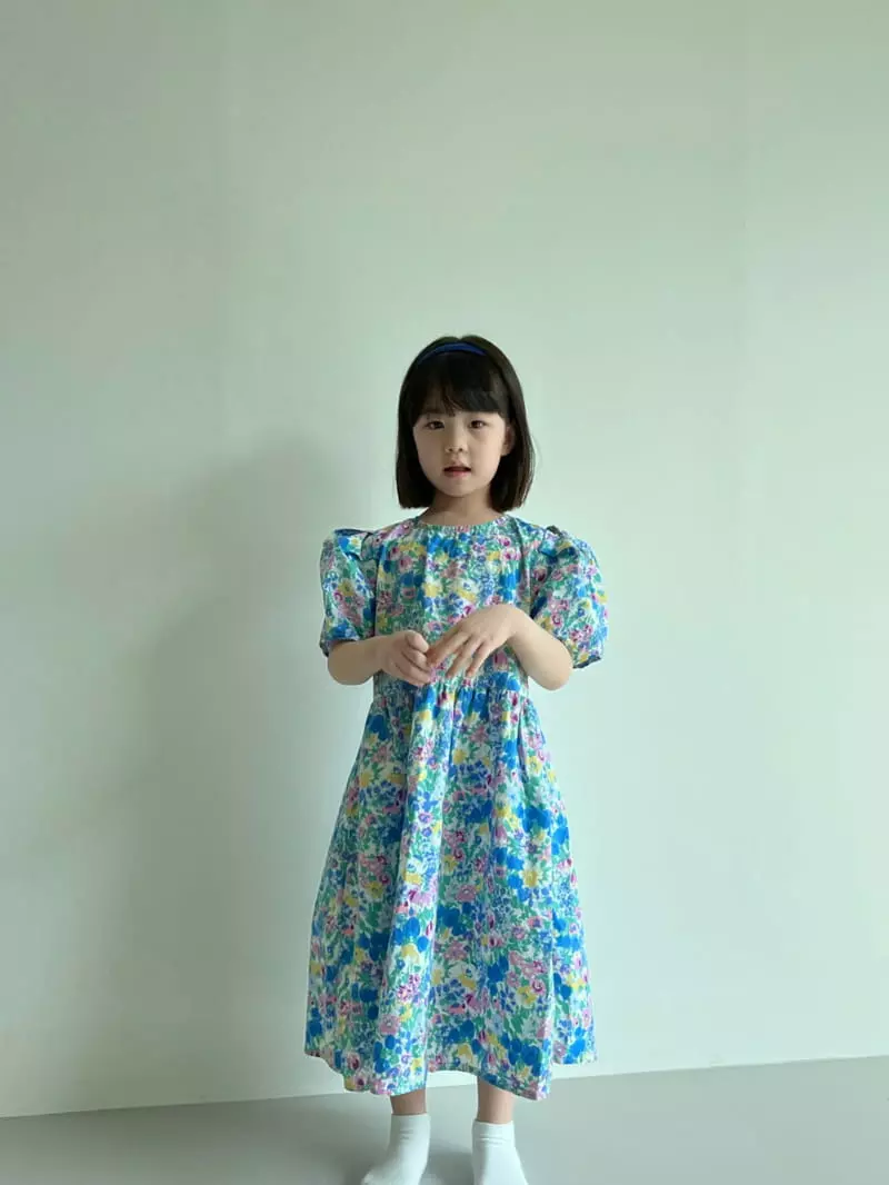 Bon Bon Butik - Korean Children Fashion - #todddlerfashion - Floral One-piece - 9