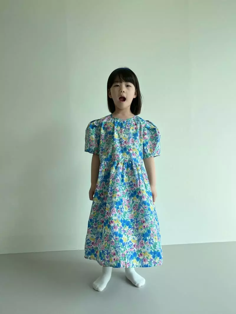 Bon Bon Butik - Korean Children Fashion - #toddlerclothing - Floral One-piece - 10