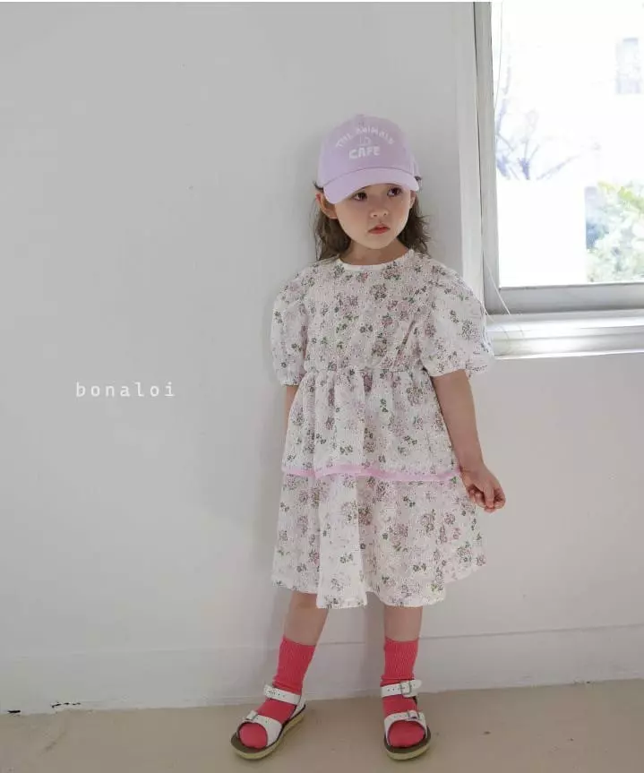 Bonaloi - Korean Children Fashion - #childofig - Lilac One-piece
