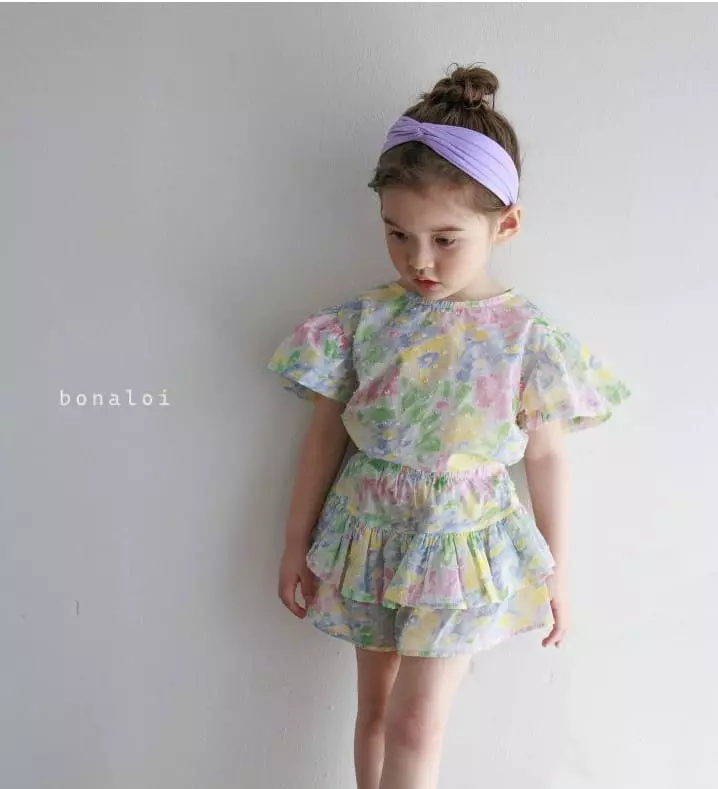 Bonaloi - Korean Children Fashion - #childrensboutique - Ragun Blouse