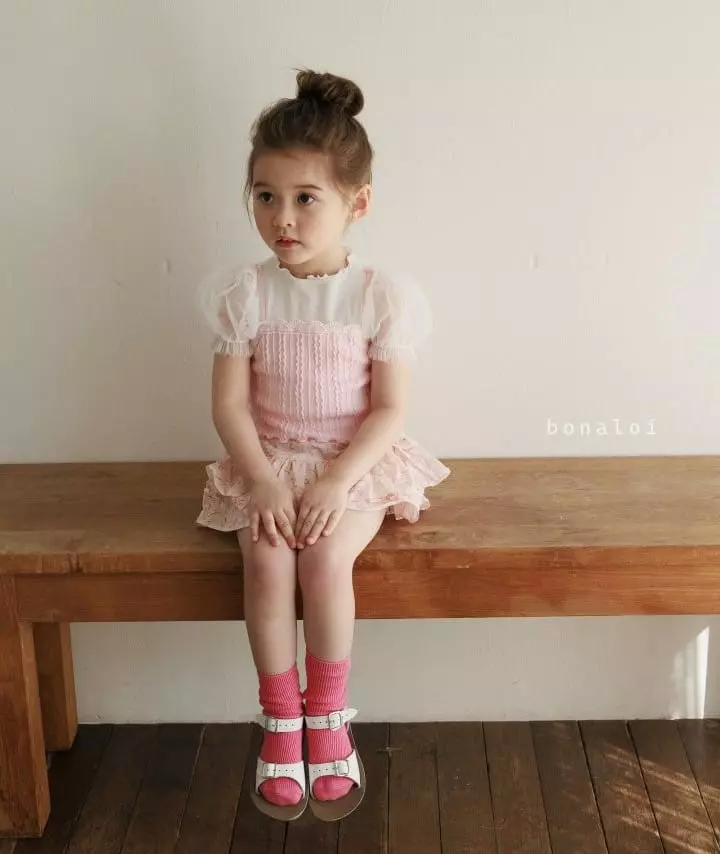 Bonaloi - Korean Children Fashion - #fashionkids - Cable Bustier