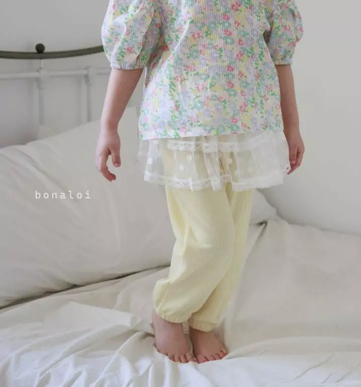 Bonaloi - Korean Children Fashion - #kidsshorts - Cancan Easy Pants