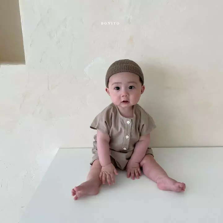 Bonito - Korean Baby Fashion - #babyboutique - Bebe Linen Danjak Bodysuit - 8