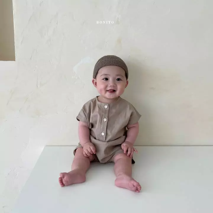 Bonito - Korean Baby Fashion - #babyboutique - Bebe Linen Danjak Bodysuit - 9