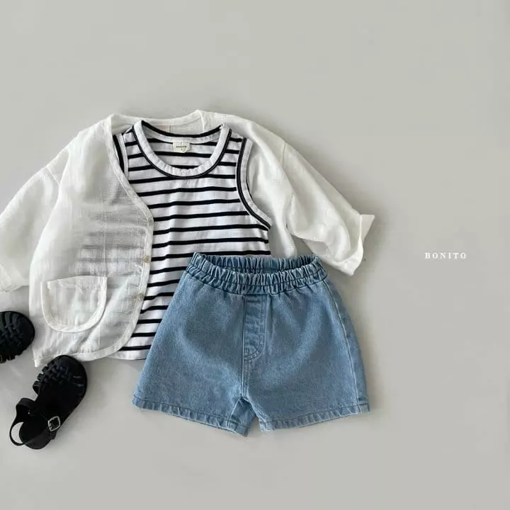 Bonito - Korean Baby Fashion - #babyclothing - Bebe Kid Summer Jeans - 7