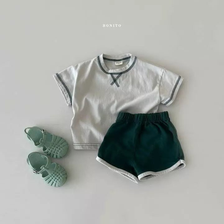 Bonito - Korean Baby Fashion - #babyoninstagram - Bebe Guuroppa Top Bottom Set - 3