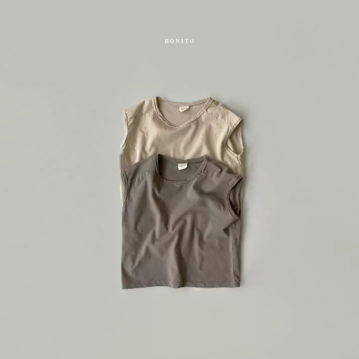 Bonito - Korean Children Fashion - #Kfashion4kids - Kid Loose Deggi Sleeveless