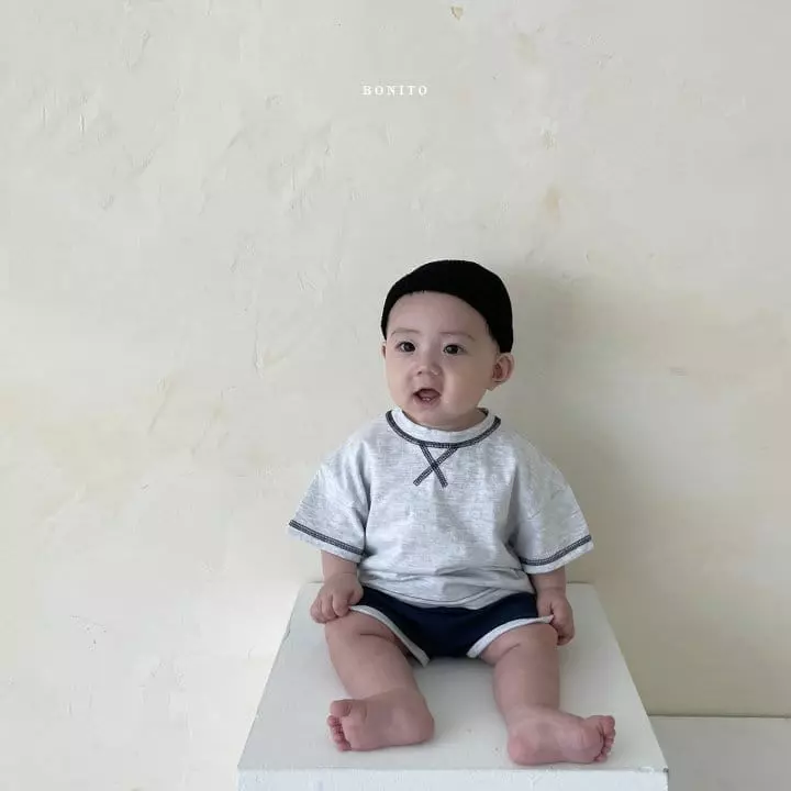 Bonito - Korean Children Fashion - #childofig - Kid Guuroppa Top Bottom Set - 11