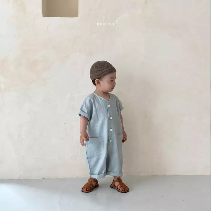 Bonito - Korean Children Fashion - #designkidswear - Kid Linen Jumpsuit - 12