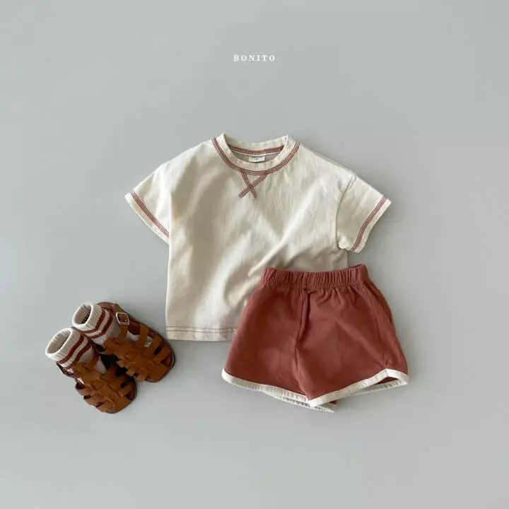 Bonito - Korean Children Fashion - #kidzfashiontrend - Kid Guuroppa Top Bottom Set - 2