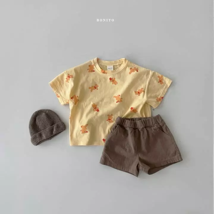 Bonito - Korean Children Fashion - #kidzfashiontrend - Kid Mable Bear Tee - 9