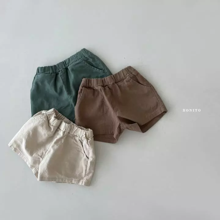 Bonito - Korean Children Fashion - #magicofchildhood - Kid Linen Shorts