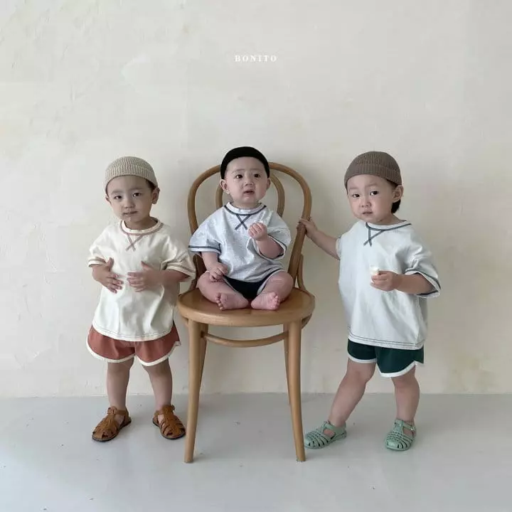 Bonito - Korean Children Fashion - #magicofchildhood - Kid Guuroppa Top Bottom Set - 5