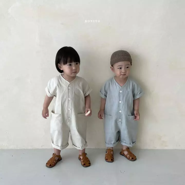 Bonito - Korean Children Fashion - #minifashionista - Kid Linen Jumpsuit - 7