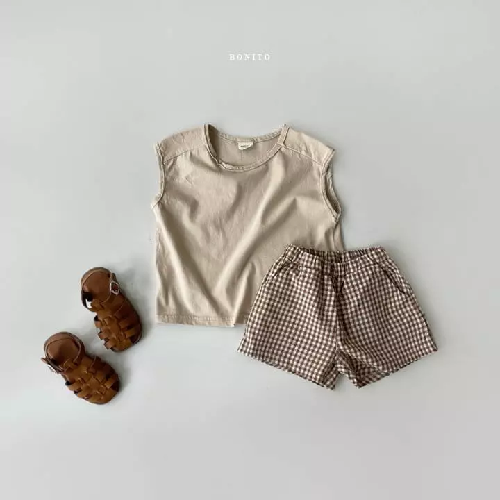Bonito - Korean Children Fashion - #magicofchildhood - Kid Loose Deggi Sleeveless - 4