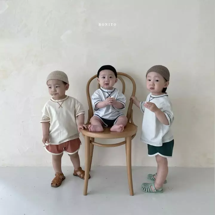Bonito - Korean Children Fashion - #minifashionista - Kid Guuroppa Top Bottom Set - 6