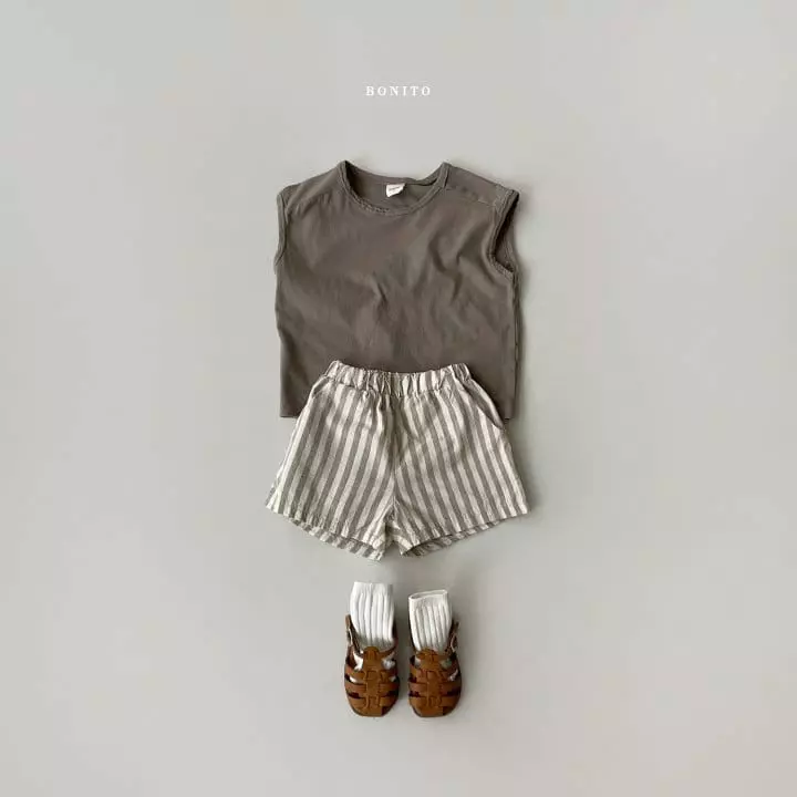 Bonito - Korean Children Fashion - #prettylittlegirls - Kid Loose Deggi Sleeveless - 5