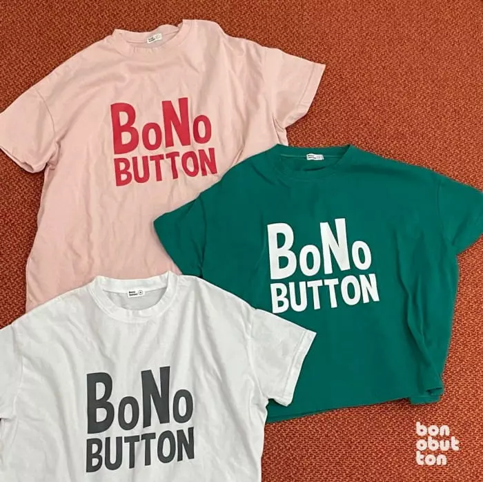 Bonobutton - Korean Children Fashion - #childofig - Bono Round Tee