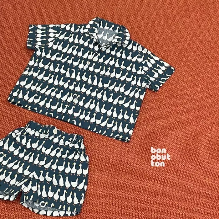 Bonobutton - Korean Children Fashion - #discoveringself - Duck Quack Quack Shirt