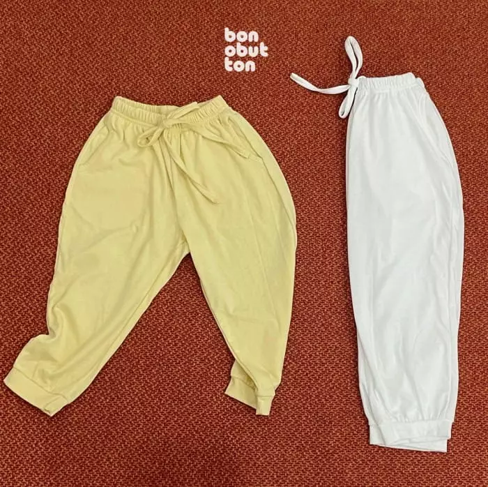 Bonobutton - Korean Children Fashion - #kidzfashiontrend - Lemonade Pants