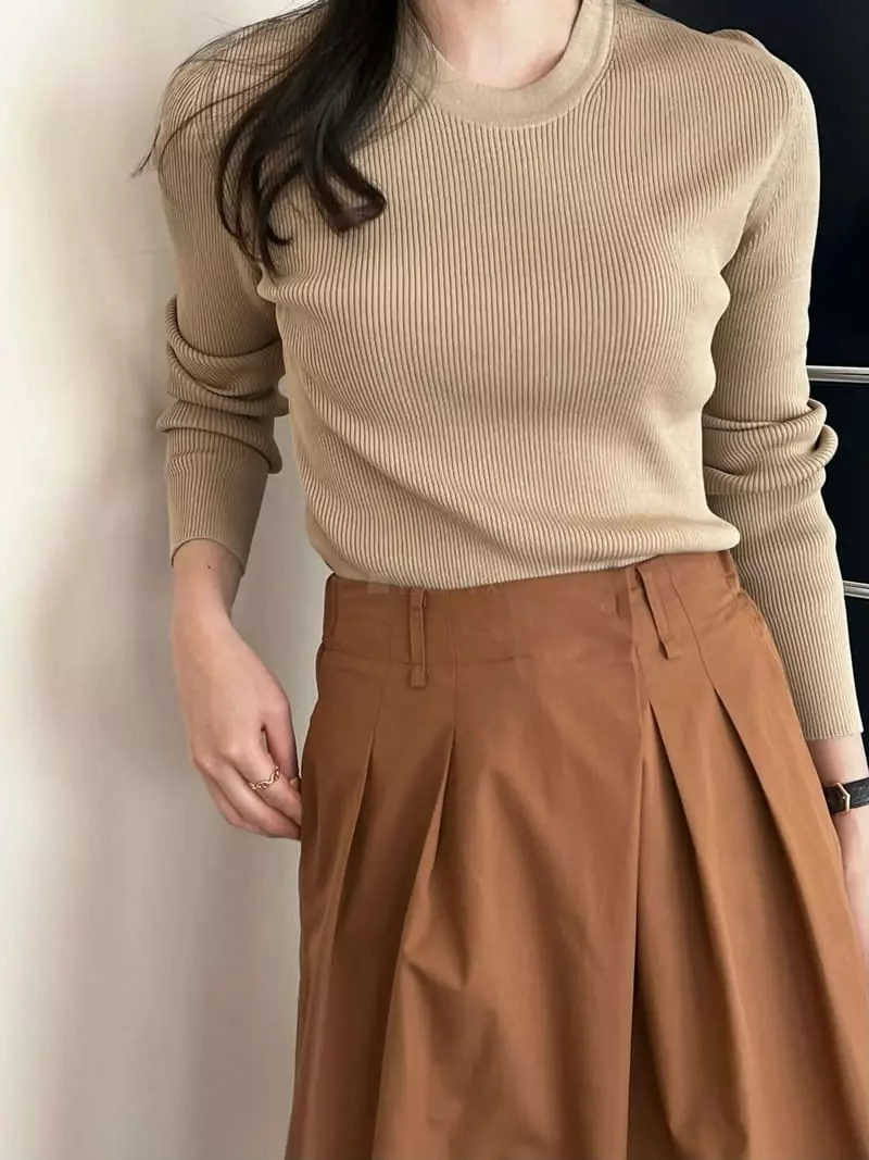 Bowen - Korean Women Fashion - #momslook - Summer Rib Knit - 7