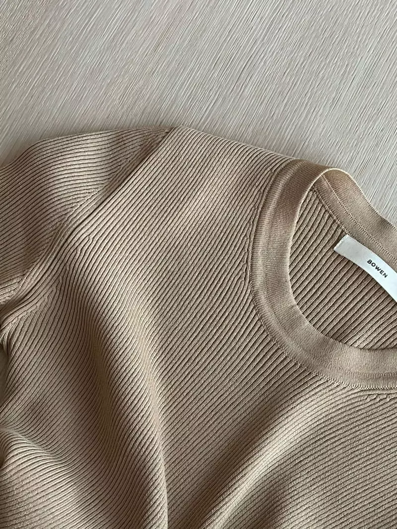 Bowen - Korean Women Fashion - #momslook - Summer Rib Knit - 9