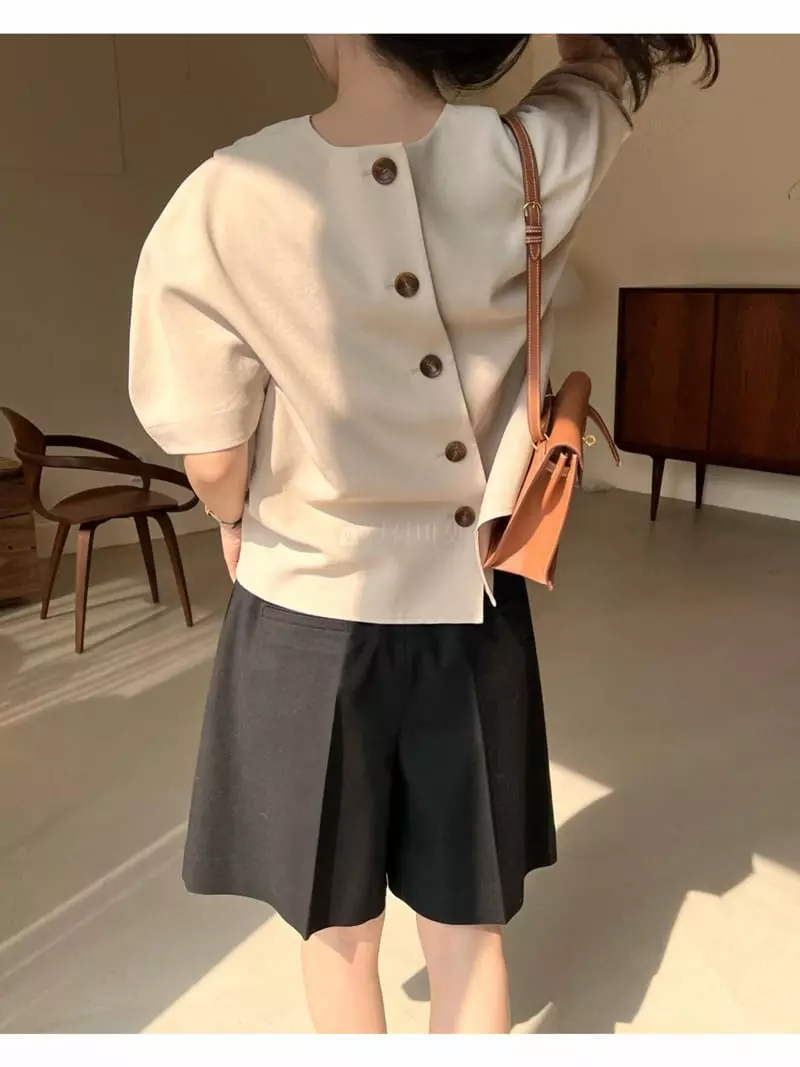 Bowen - Korean Women Fashion - #momslook - Daisy Blouse - 5