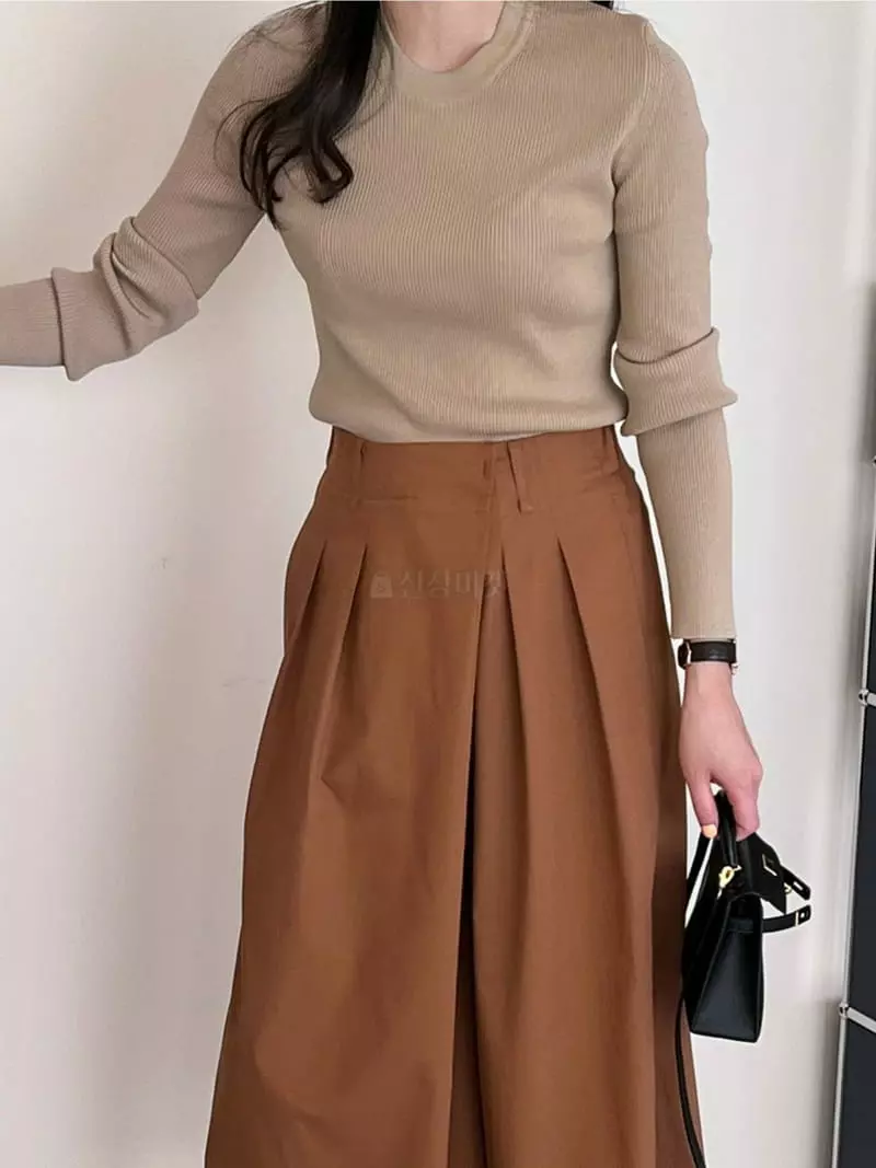 Bowen - Korean Women Fashion - #womensfashion - Summer Rib Knit - 8