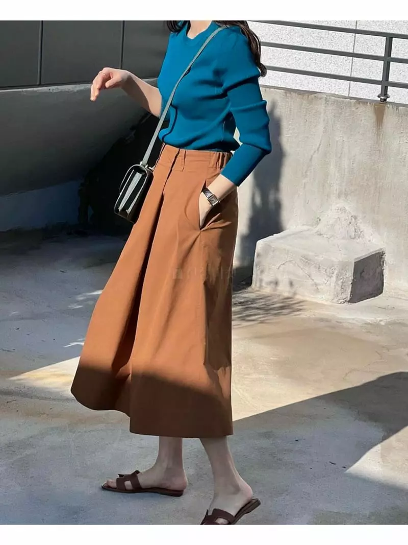 Bowen - Korean Women Fashion - #womensfashion - Wild Wrap Pants - 7