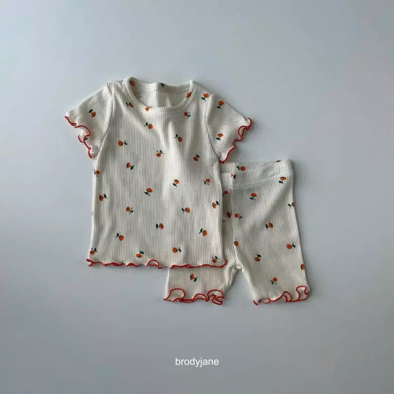 Brody Jane - Korean Children Fashion - #designkidswear - Tulip Frill Short Sleeves Easywear - 2
