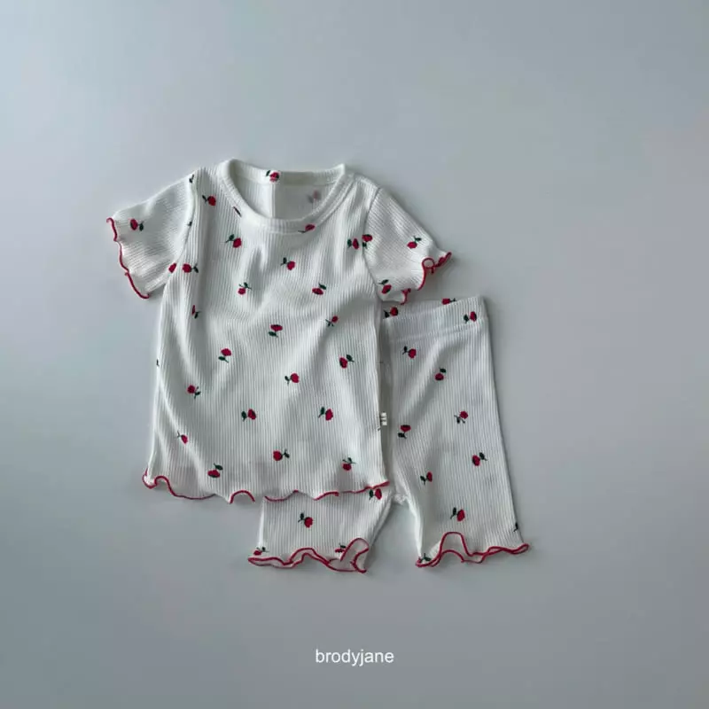 Brody Jane - Korean Children Fashion - #discoveringself - Tulip Frill Short Sleeves Easywear - 3