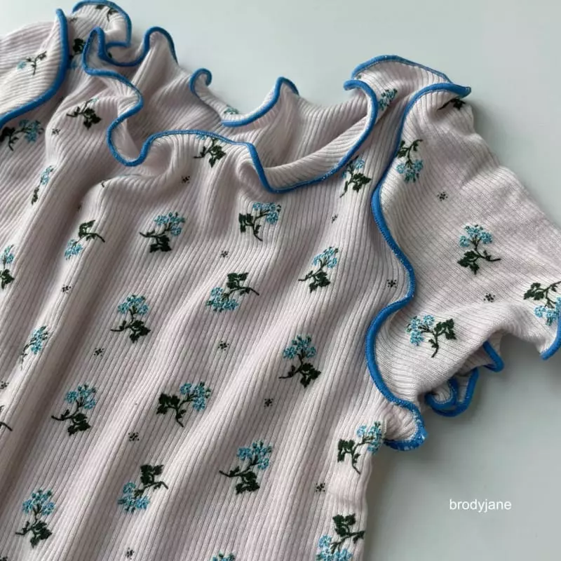 Brody Jane - Korean Children Fashion - #Kfashion4kids - Flower Shoulder Frill Easywear - 4