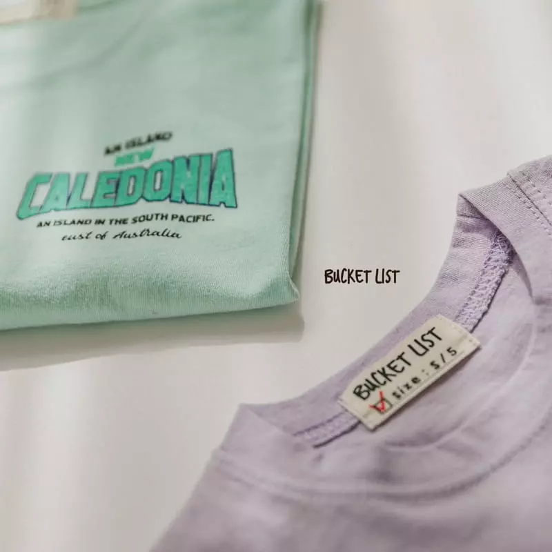 Bucket List - Korean Children Fashion - #Kfashion4kids - New Caledonia Tee - 8