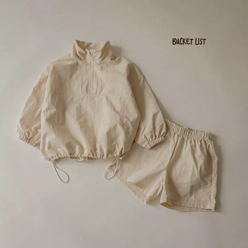 Bucket List - Korean Children Fashion - #Kfashion4kids - Basrak Top Bottom Set - 2