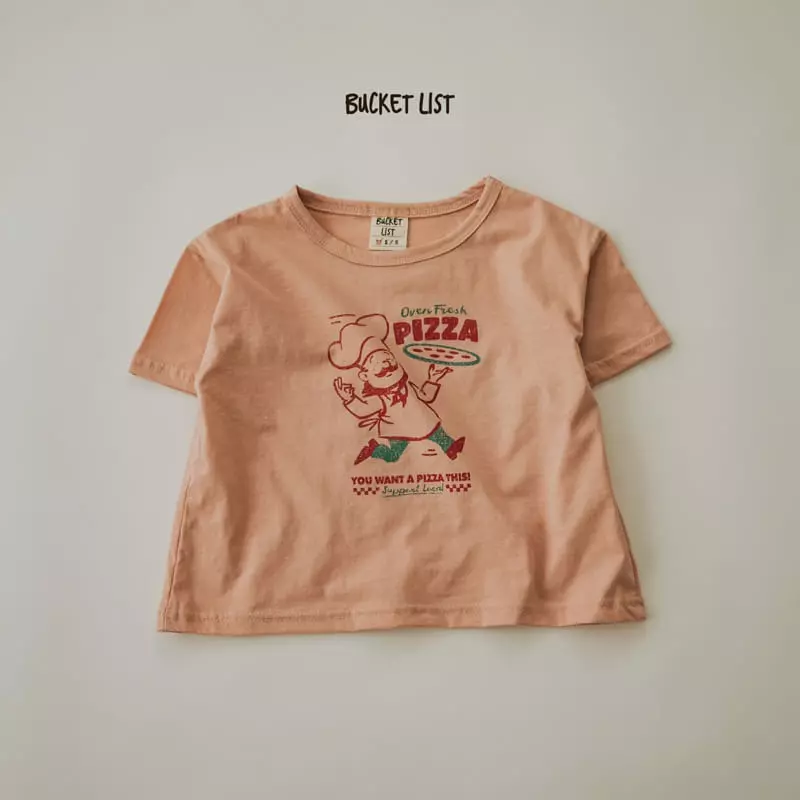 Bucket List - Korean Children Fashion - #childrensboutique - Pizza Silket Tee - 3
