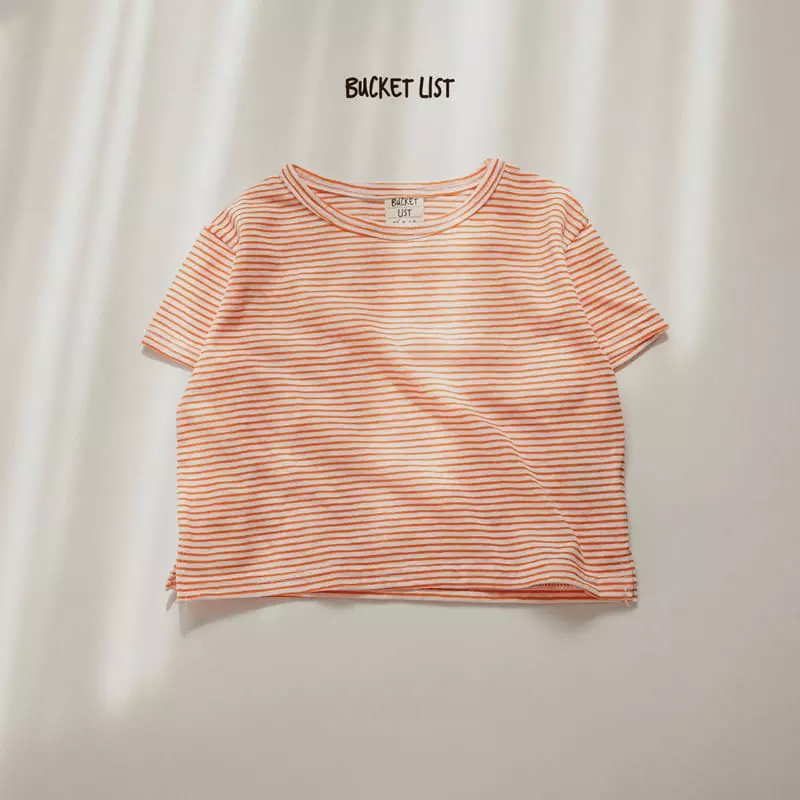 Bucket List - Korean Children Fashion - #discoveringself - Ade Stripes Tee
