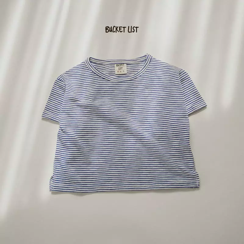 Bucket List - Korean Children Fashion - #fashionkids - Ade Stripes Tee - 2