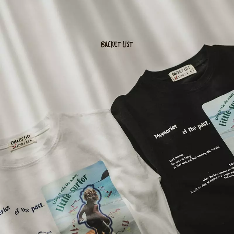 Bucket List - Korean Children Fashion - #kidsshorts - Little Surfer Tee - 6