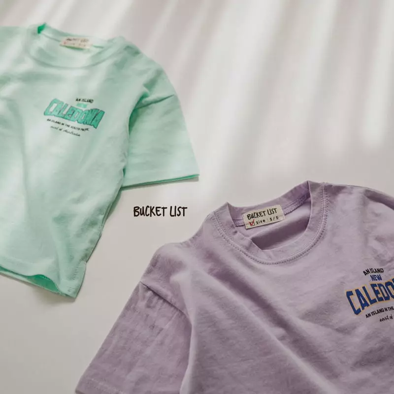 Bucket List - Korean Children Fashion - #kidsstore - New Caledonia Tee - 6