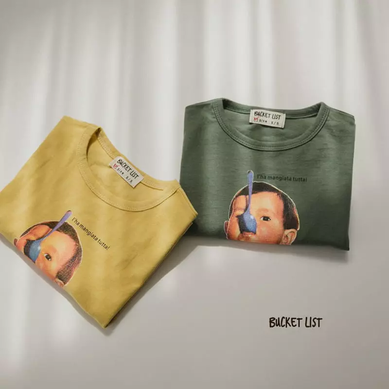 Bucket List - Korean Children Fashion - #kidsstore - Zam Baby Short Sleeves Tee - 2