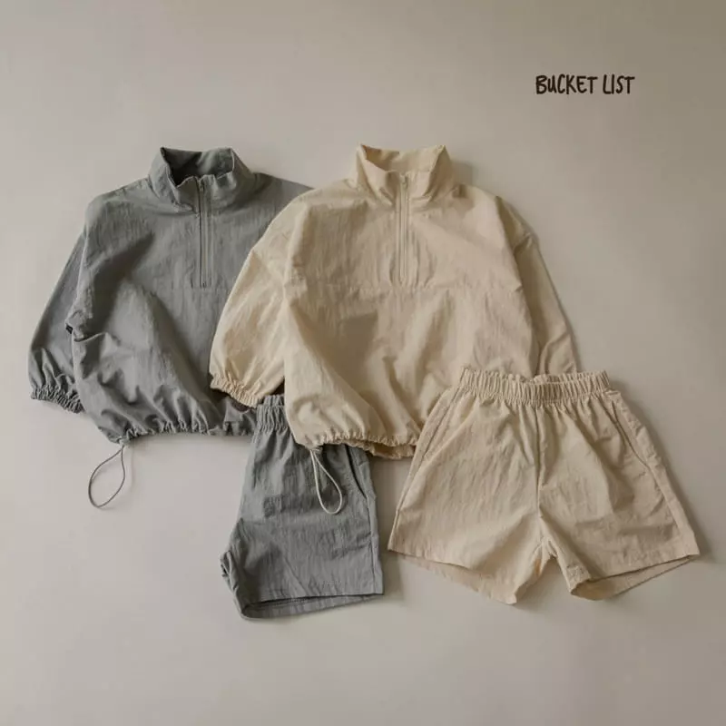 Bucket List - Korean Children Fashion - #kidzfashiontrend - Basrak Top Bottom Set