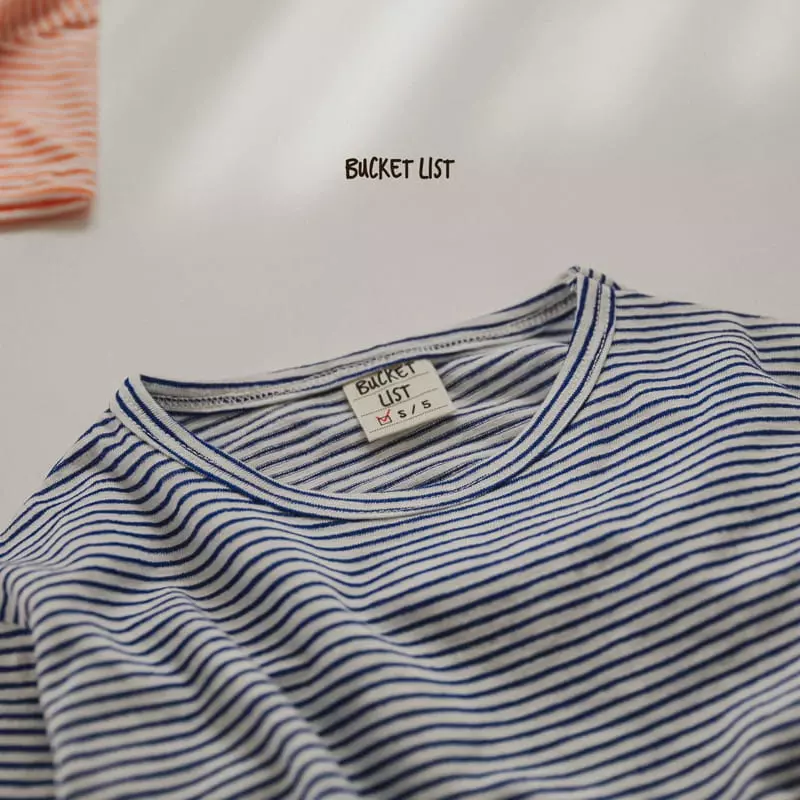 Bucket List - Korean Children Fashion - #littlefashionista - Ade Stripes Tee - 7